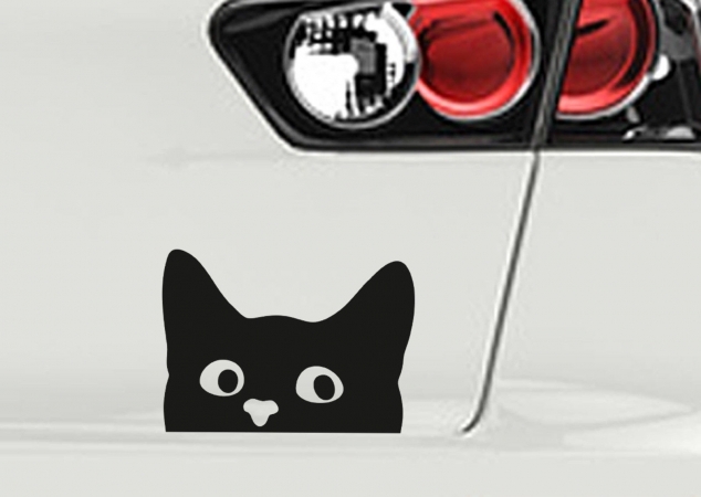 Autoaufkleber Katze